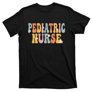 Pediatric Nurse Week Groovy Appreciation Day For Work T-Shirt