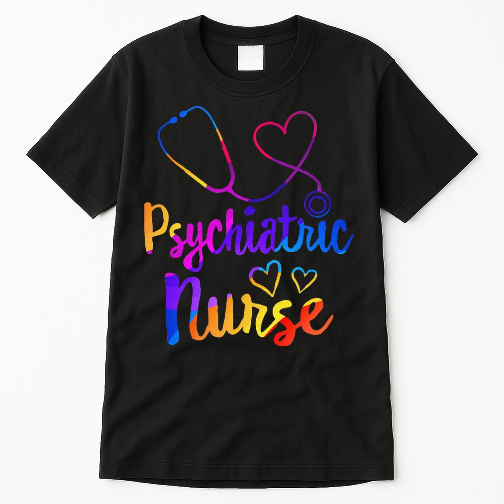 Psychiatric Nurse Week RNtal Health Nursing School Psych Funny Tall T-Shirt