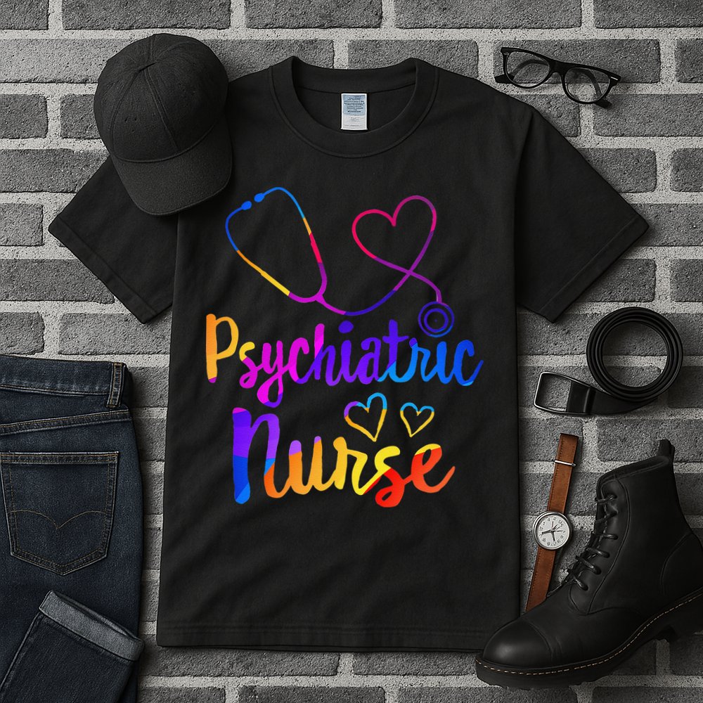 Psychiatric Nurse Week RNtal Health Nursing School Psych Funny Tall T-Shirt