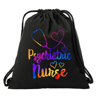 Psychiatric Nurse Week RNtal Health Nursing School Psych Funny Drawstring Bag