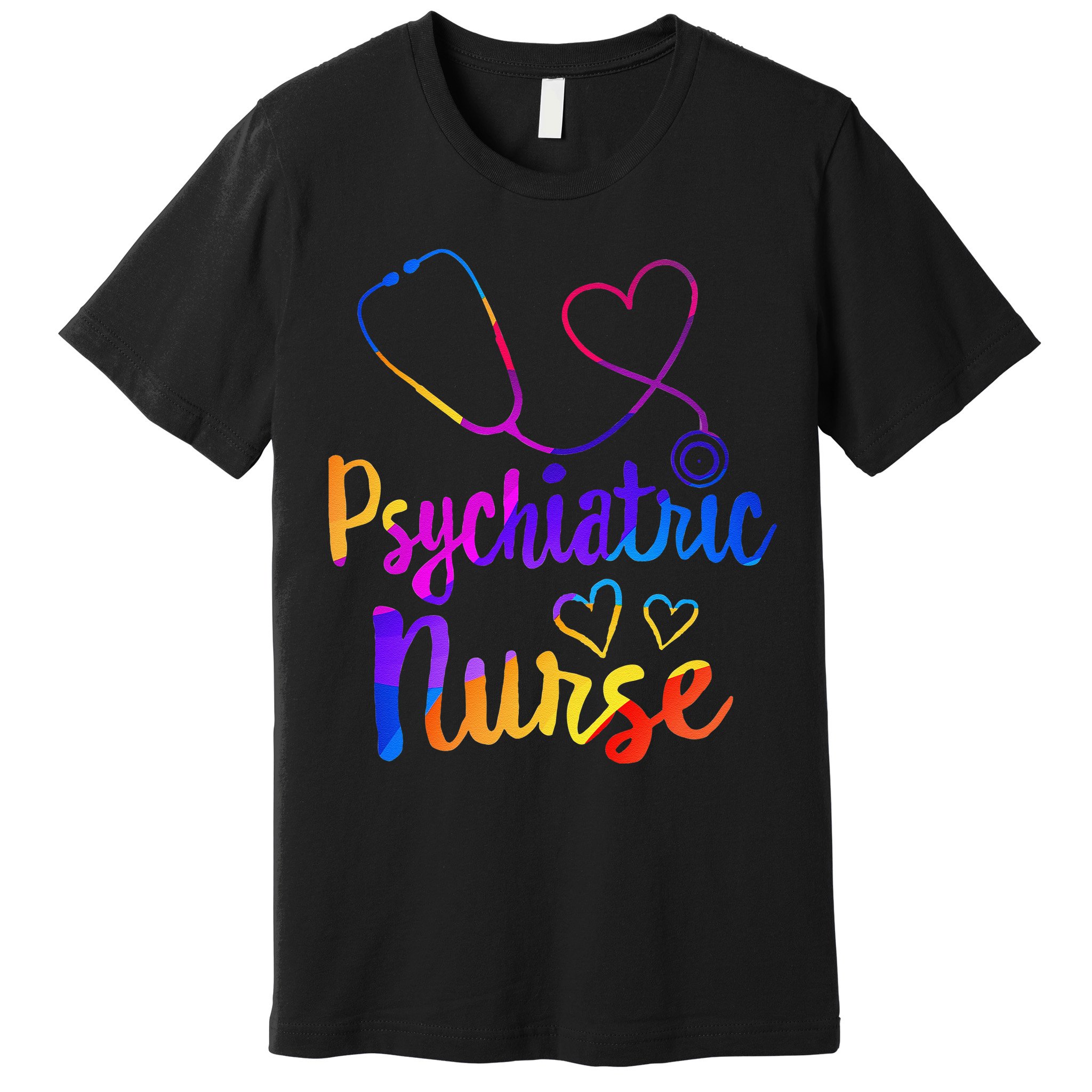 Psychiatric Nurse Week RNtal Health Nursing School Psych Funny Premium T-Shirt