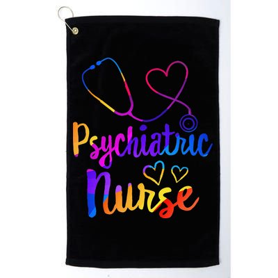 Psychiatric Nurse Week RNtal Health Nursing School Psych Funny Golf Towel