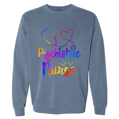 Psychiatric Nurse Week RNtal Health Nursing School Psych Funny Garment-Dyed Sweatshirt