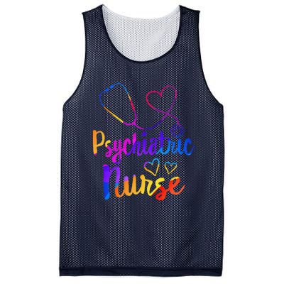 Psychiatric Nurse Week RNtal Health Nursing School Psych Funny Mesh Reversible Basketball Jersey Tank