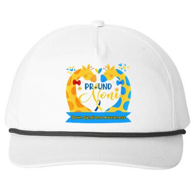 Proud Noni World Down Syndrome Awareness Day Snapback Five-Panel Rope Hat