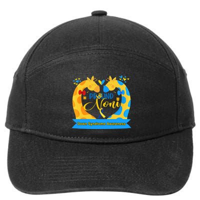 Proud Noni World Down Syndrome Awareness Day 7-Panel Snapback Hat