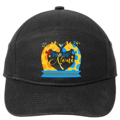 Proud Noni World Down Syndrome Awareness Day 7-Panel Snapback Hat