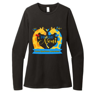 Proud Noni World Down Syndrome Awareness Day Womens CVC Long Sleeve Shirt