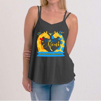 Proud Noni World Down Syndrome Awareness Day Women's Strappy Tank