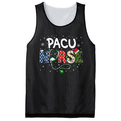 Pacu Nurse Xmas Santa Hat Funny Nursing Christmas Pattern Mesh Reversible Basketball Jersey Tank