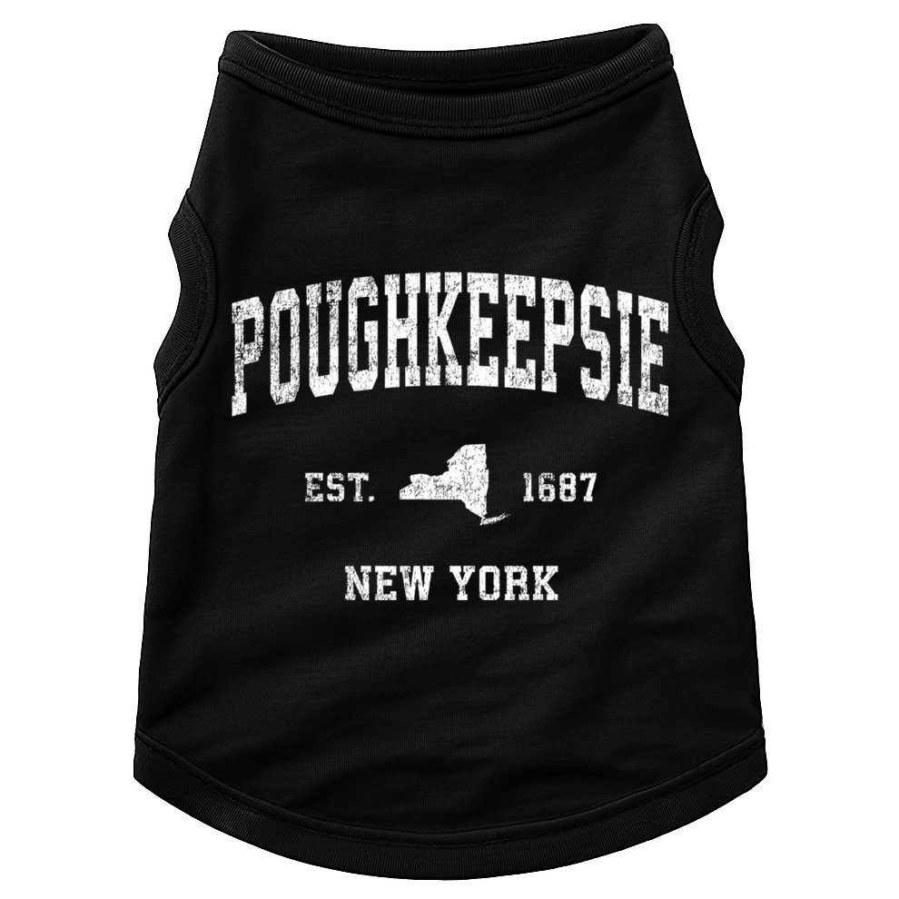 Poughkeepsie New York Ny Vintage Sports Doggie Tank