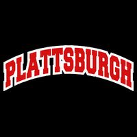 Plattsburgh New York Varsity Style Vintage Button