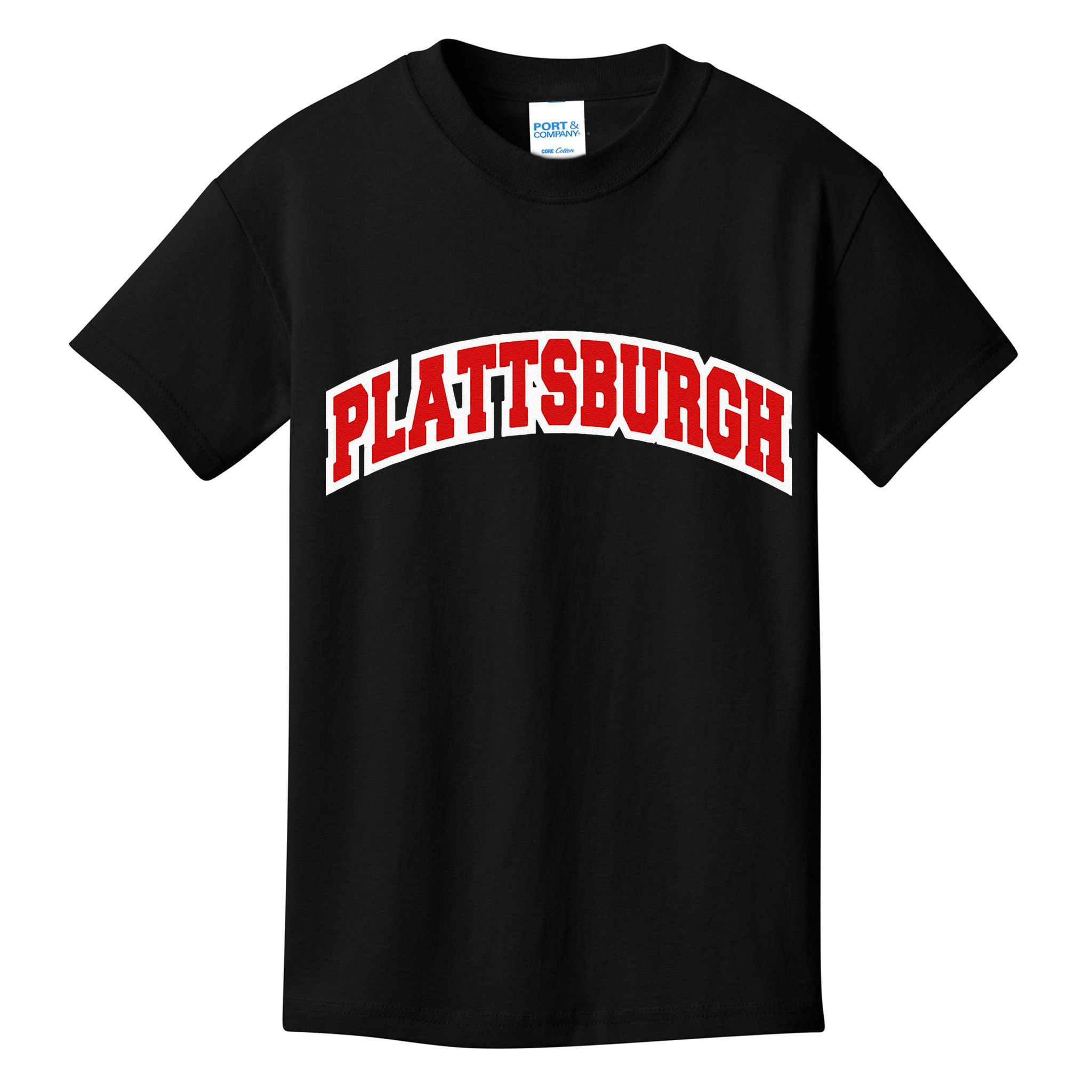 Plattsburgh New York Varsity Style Vintage Kids T-Shirt