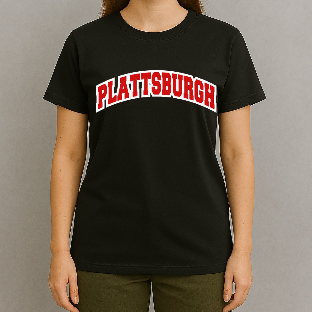 Plattsburgh New York Varsity Style Vintage T-Shirt
