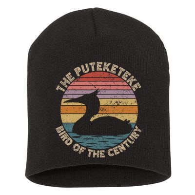 Puteketeke New ZealandS Bird Of The Century Short Acrylic Beanie