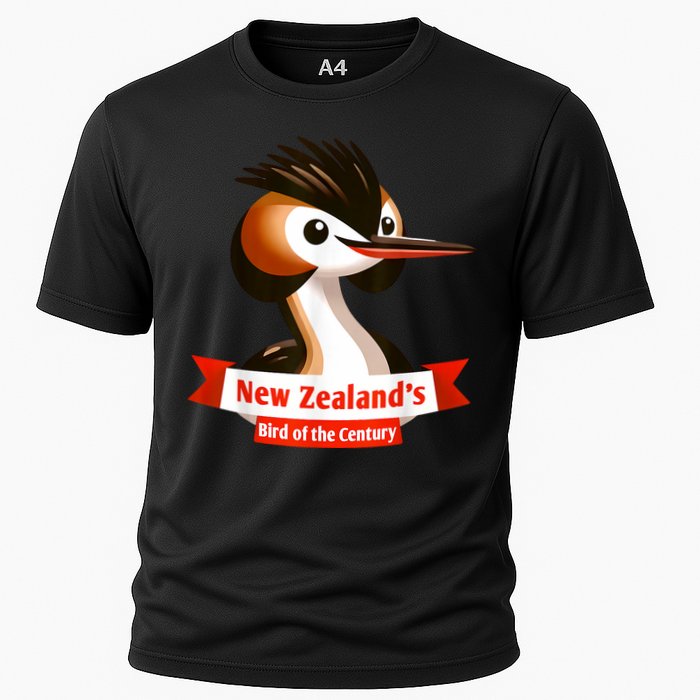 Puteketeke New ZealandS Bird Of The Century Cooling Performance Crew T-Shirt