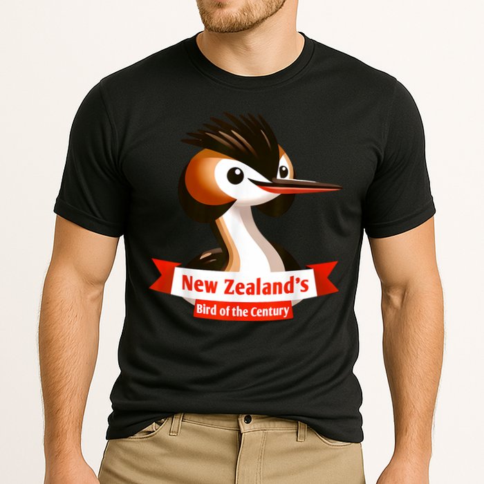 Puteketeke New ZealandS Bird Of The Century Cooling Performance Crew T-Shirt