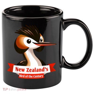 Puteketeke New ZealandS Bird Of The Century 11oz C Handle Ceramic Mug