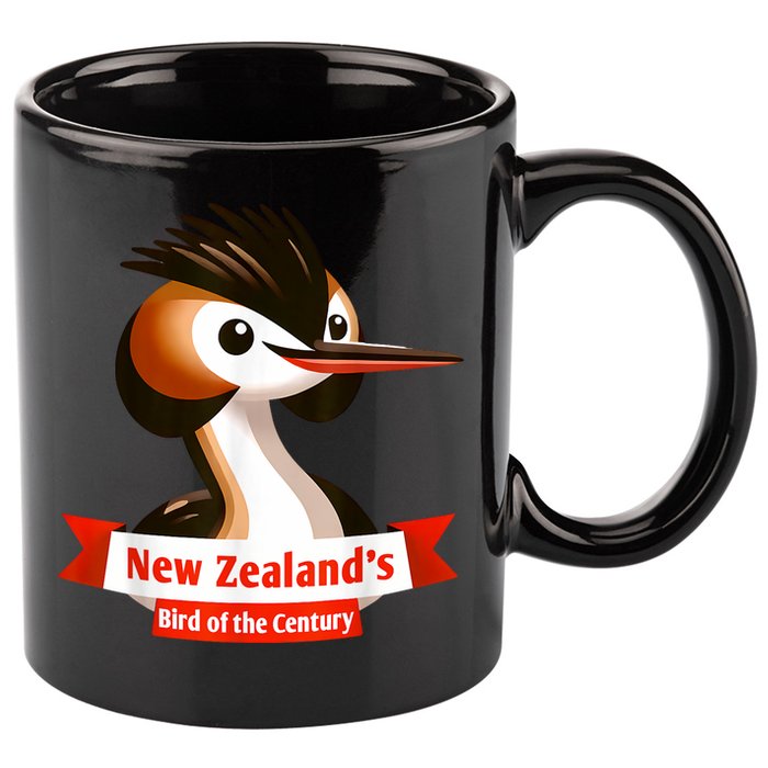 Puteketeke New ZealandS Bird Of The Century 11oz C Handle Ceramic Mug