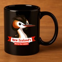 Puteketeke New ZealandS Bird Of The Century 11oz C Handle Ceramic Mug
