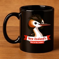 Puteketeke New ZealandS Bird Of The Century 11oz C Handle Ceramic Mug