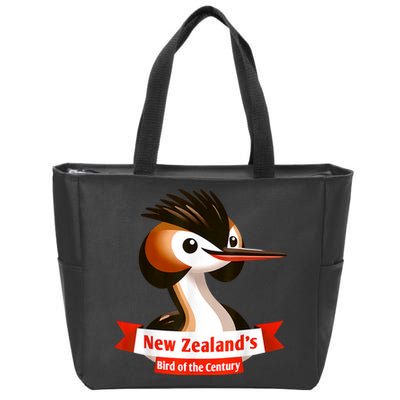 Puteketeke New ZealandS Bird Of The Century Zip Tote Bag