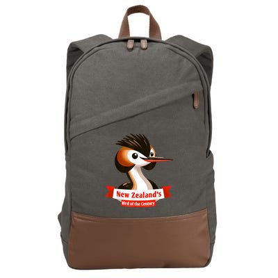 Puteketeke New ZealandS Bird Of The Century Cotton Canvas Backpack