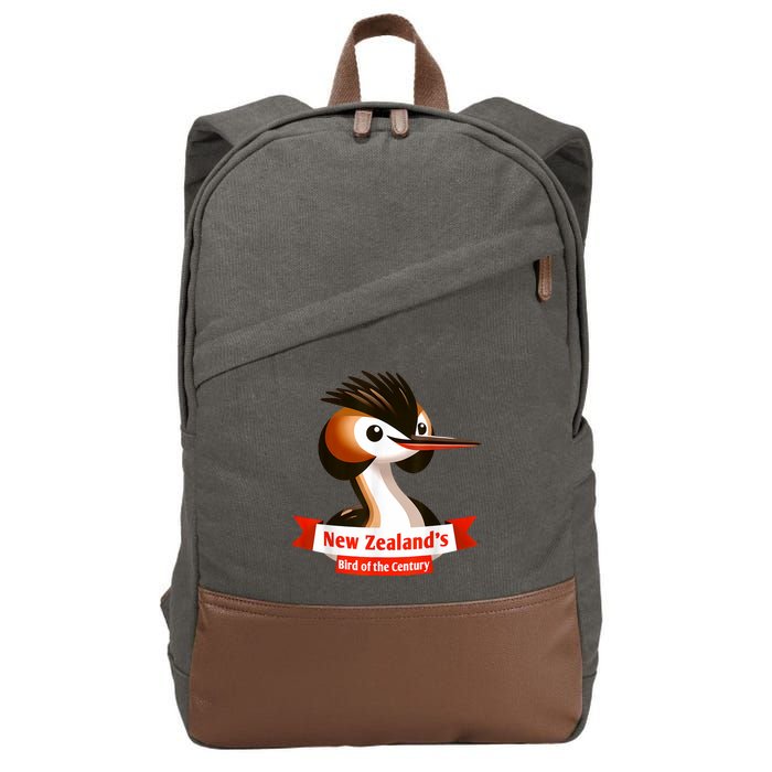 Puteketeke New ZealandS Bird Of The Century Cotton Canvas Backpack