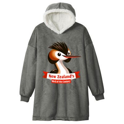 Puteketeke New ZealandS Bird Of The Century Hooded Wearable Blanket