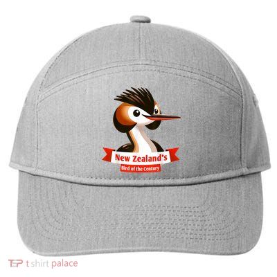 Puteketeke New ZealandS Bird Of The Century 7-Panel Snapback Hat