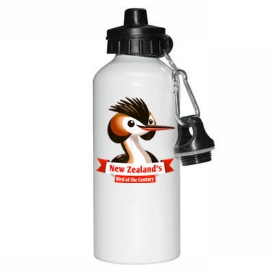 Puteketeke New ZealandS Bird Of The Century Aluminum Water Bottle