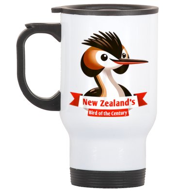 Puteketeke New ZealandS Bird Of The Century Stainless Steel Travel Mug