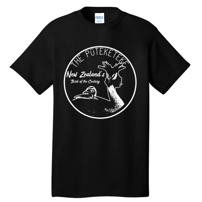 Puteketeke New ZealandS Bird Of The Century Tall T-Shirt