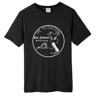 Puteketeke New ZealandS Bird Of The Century Tall Fusion ChromaSoft Performance T-Shirt