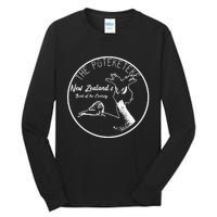 Puteketeke New ZealandS Bird Of The Century Tall Long Sleeve T-Shirt