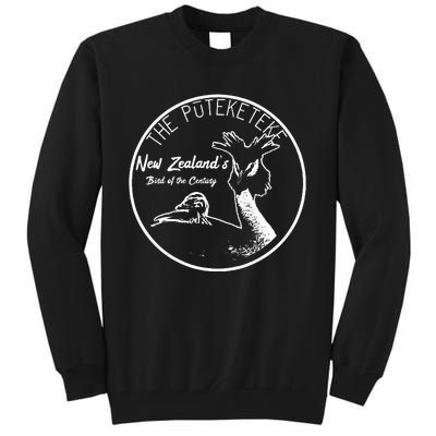 Puteketeke New ZealandS Bird Of The Century Tall Sweatshirt