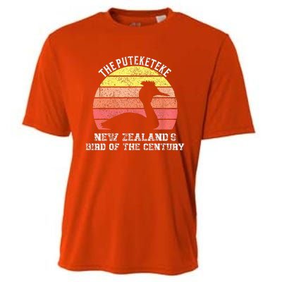 Puteketeke New Zealand's Bird of the Century vintage design  Cooling Performance Crew T-Shirt