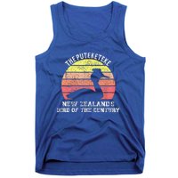 Puteketeke New Zealand's Bird of the Century vintage design  Tank Top