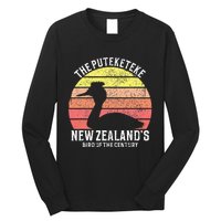 Puteketeke New Zealand's Bird Of The Century Long Sleeve Shirt