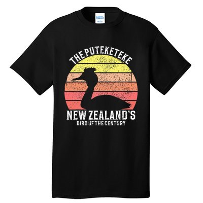 Puteketeke New Zealand's Bird Of The Century Tall T-Shirt