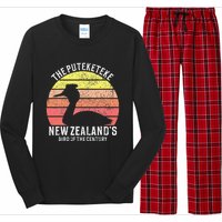 Puteketeke New Zealand's Bird Of The Century Long Sleeve Pajama Set