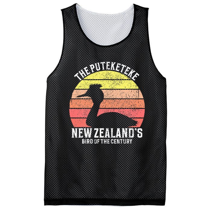 Puteketeke New Zealand's Bird Of The Century Mesh Reversible Basketball Jersey Tank