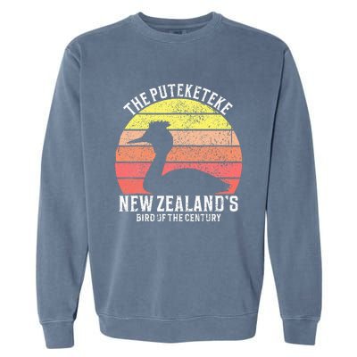 Puteketeke New Zealand's Bird Of The Century Garment-Dyed Sweatshirt