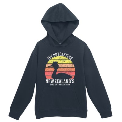 Puteketeke New Zealand's Bird Of The Century Urban Pullover Hoodie