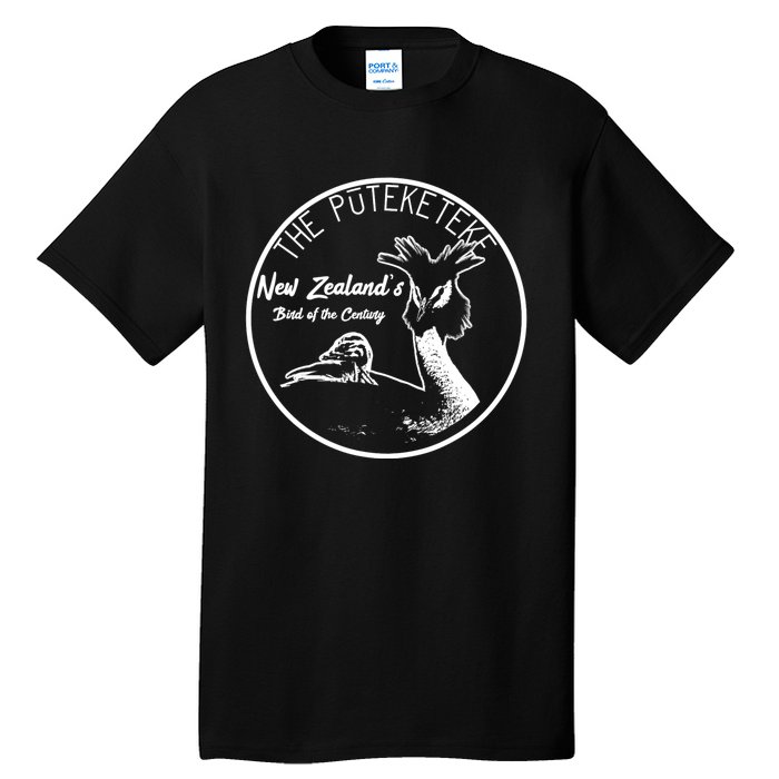 Puteketeke New ZealandS Bird Of The Century Tall T-Shirt