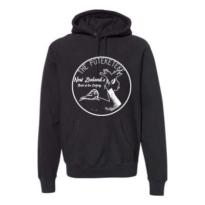 Puteketeke New ZealandS Bird Of The Century Premium Hoodie