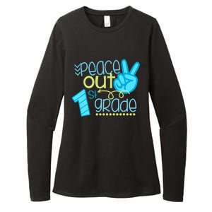 Peace Out 1st Grade Funny End Of School Year Teacher Student Womens CVC Long Sleeve Shirt