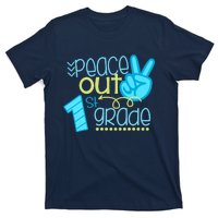 Peace Out 1st Grade Funny End Of School Year Teacher Student T-Shirt