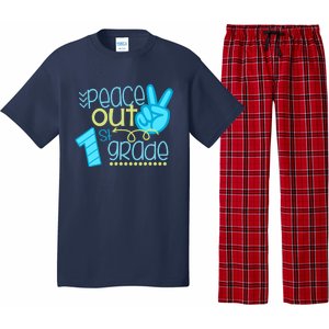 Peace Out 1st Grade Funny End Of School Year Teacher Student Pajama Set