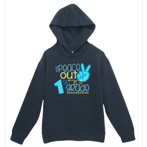 Peace Out 1st Grade Funny End Of School Year Teacher Student Urban Pullover Hoodie